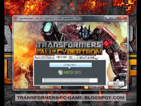 fall of cybertron xbox one code